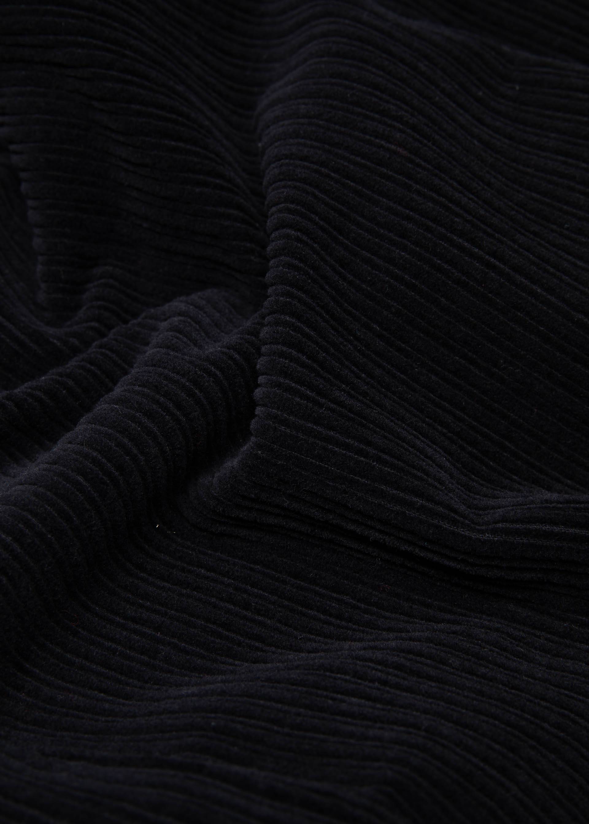 Cordhose High Waist Olotte, black corduroy, Hosen, Schwarz