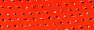 very me volanterie skirt, cards of heart, Skirts, Red