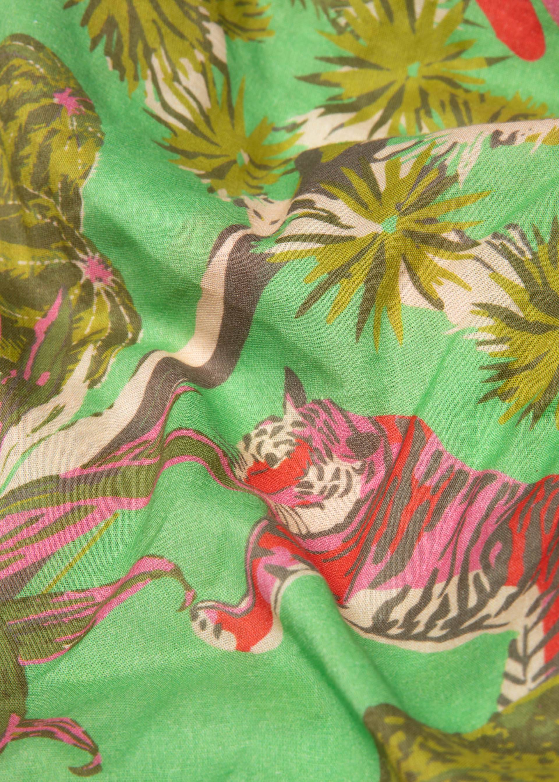 Scarf BG Square, everybody´s sunshine // No.: 4, Accessoires, Green