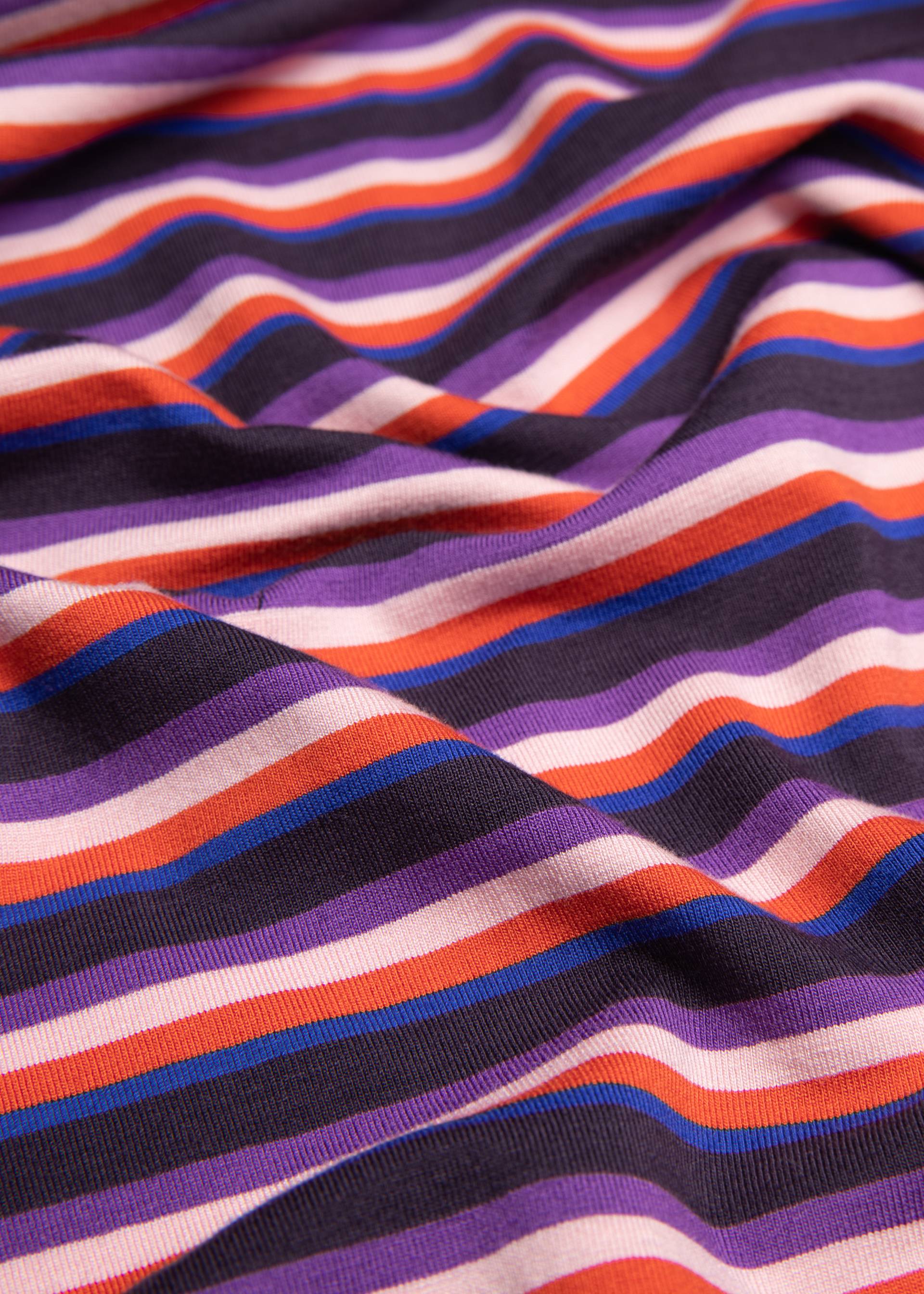 Longsleeve Lonely Lips Turtle, extraordinary stripes, Tops, Purple