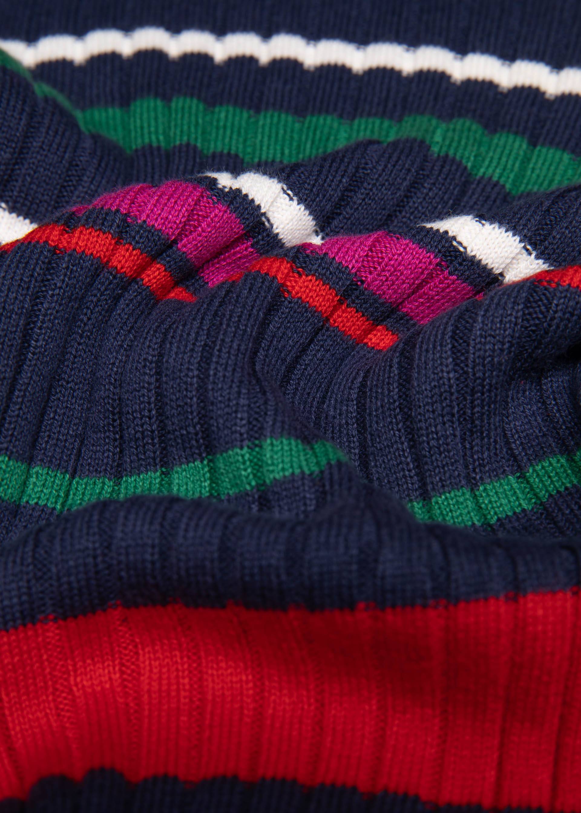 Longsleeve Jazz Crew, happy wild stripe, Knitted Jumpers, Blue