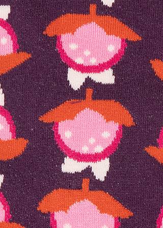 Cotton socks Sensational Steps, island of dreams, Socks, Purple
