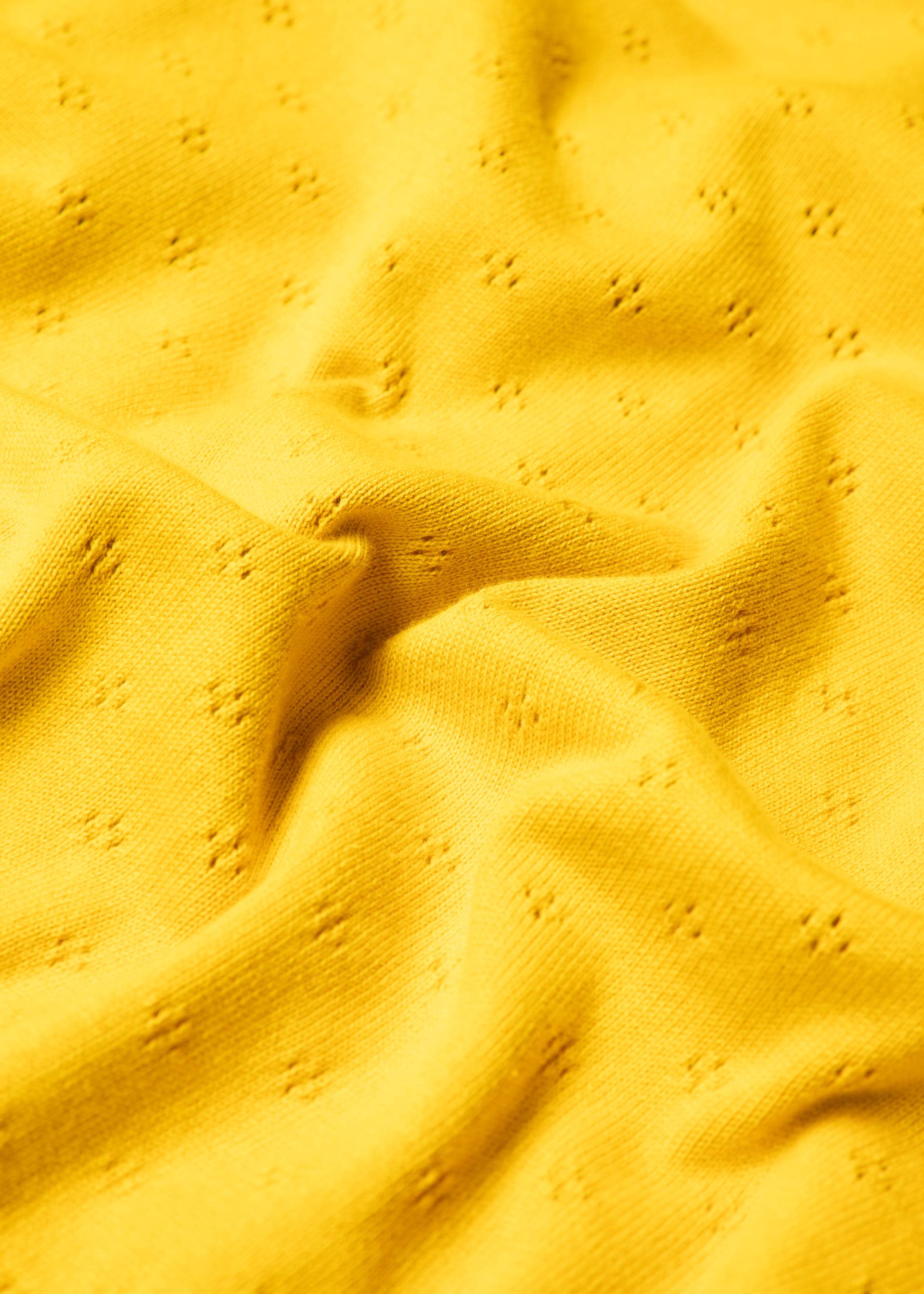 Cardigan Welcome to the Crew, little yellow flower, Cardigans, Gelb