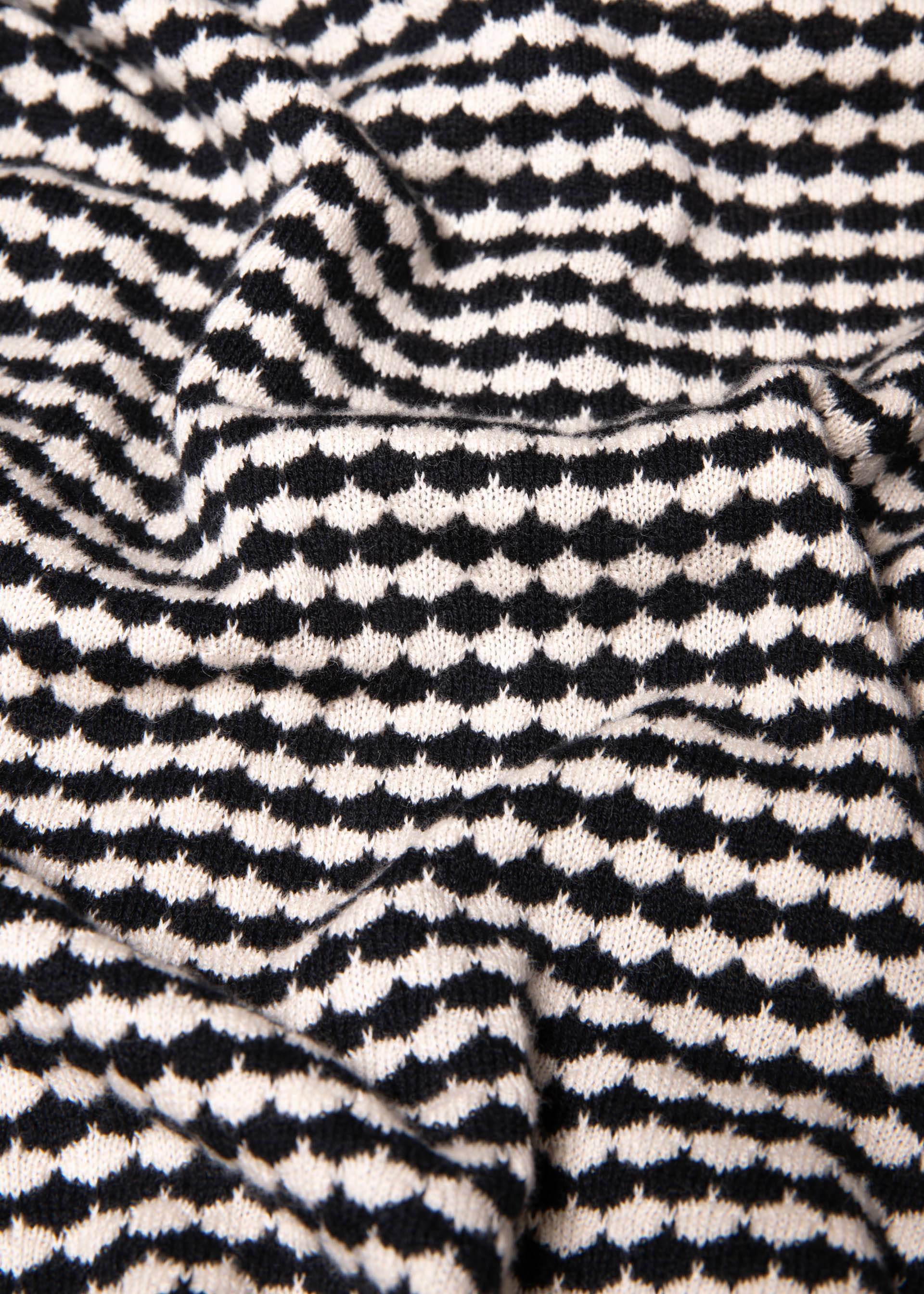 Shirt Petite Poloette, mixed dots black white, Cardigans, Schwarz