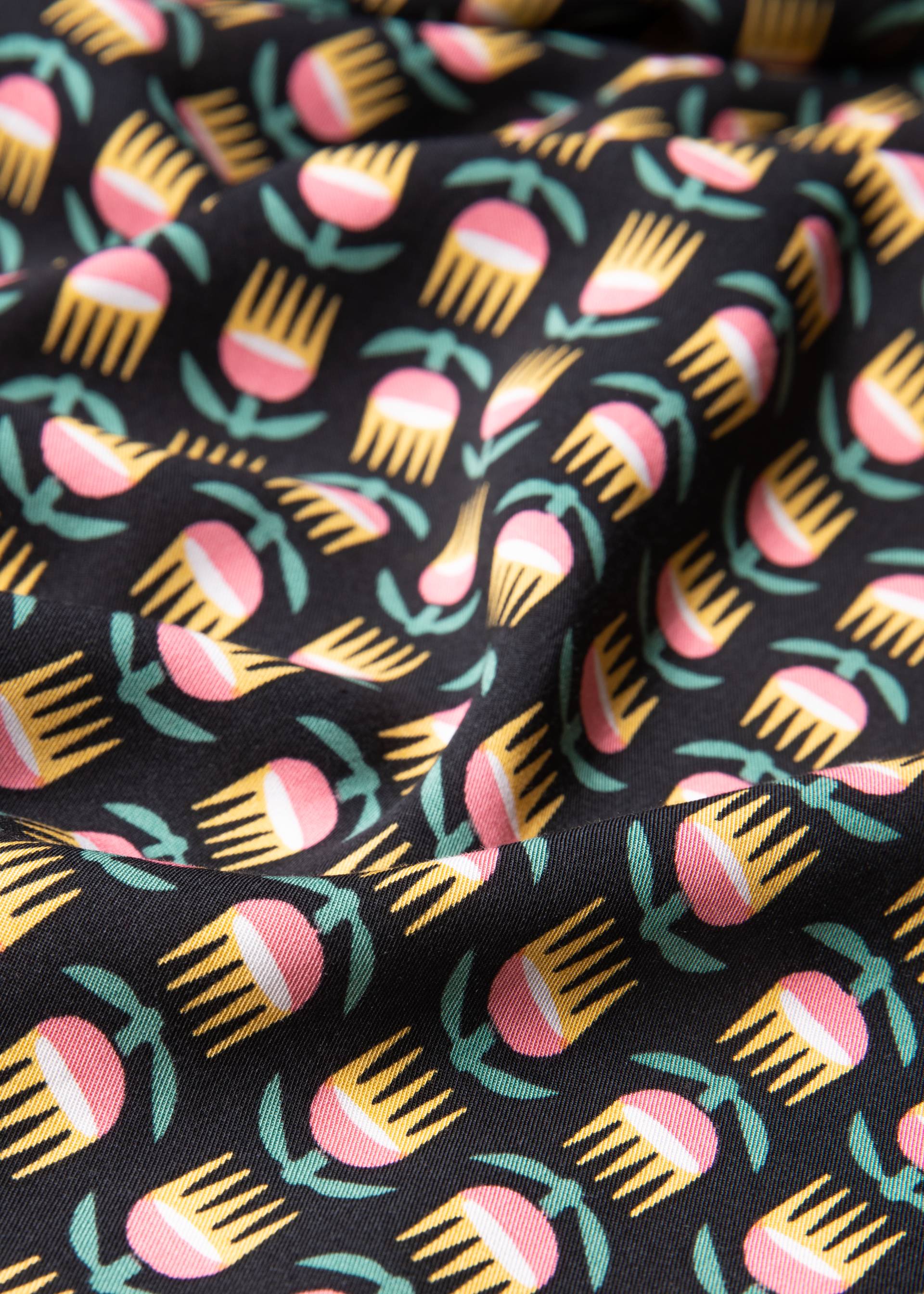 Jumpsuit Smok around the Clock, modern tulip, Jumpsuits, Black