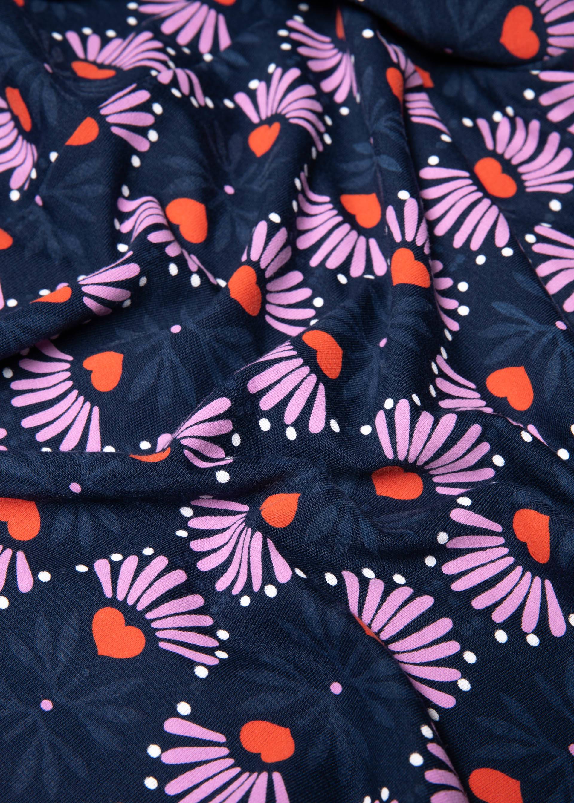 Culottes Cul de Berlin, romantic equinox flower, Trousers, Blue