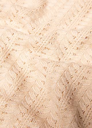 Mütze Beanie Bee, vellum beige knit, Accessoires, Weiß
