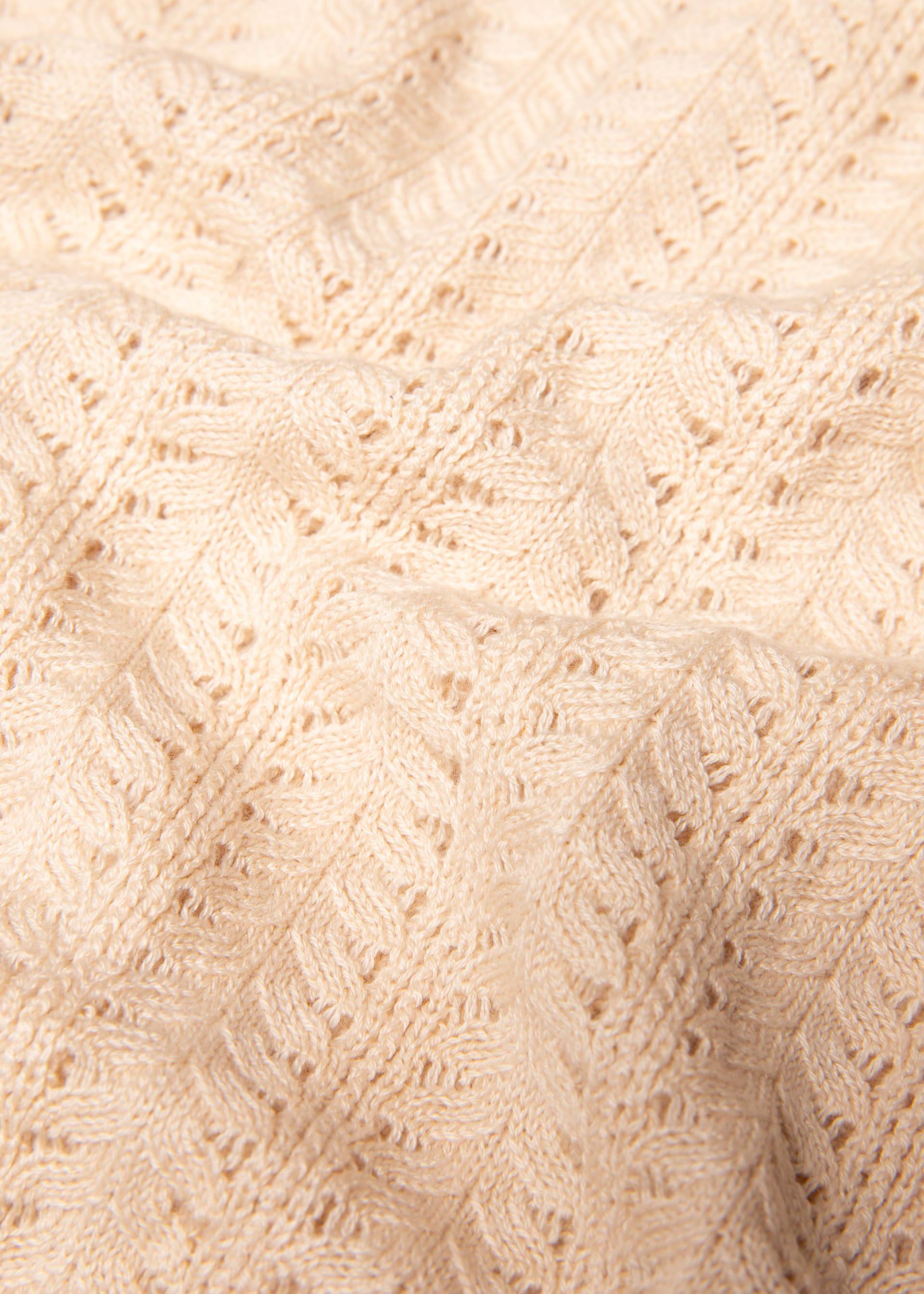 M&uuml;tze Beanie Bee, vellum beige knit, Accessoires, Wei&szlig;