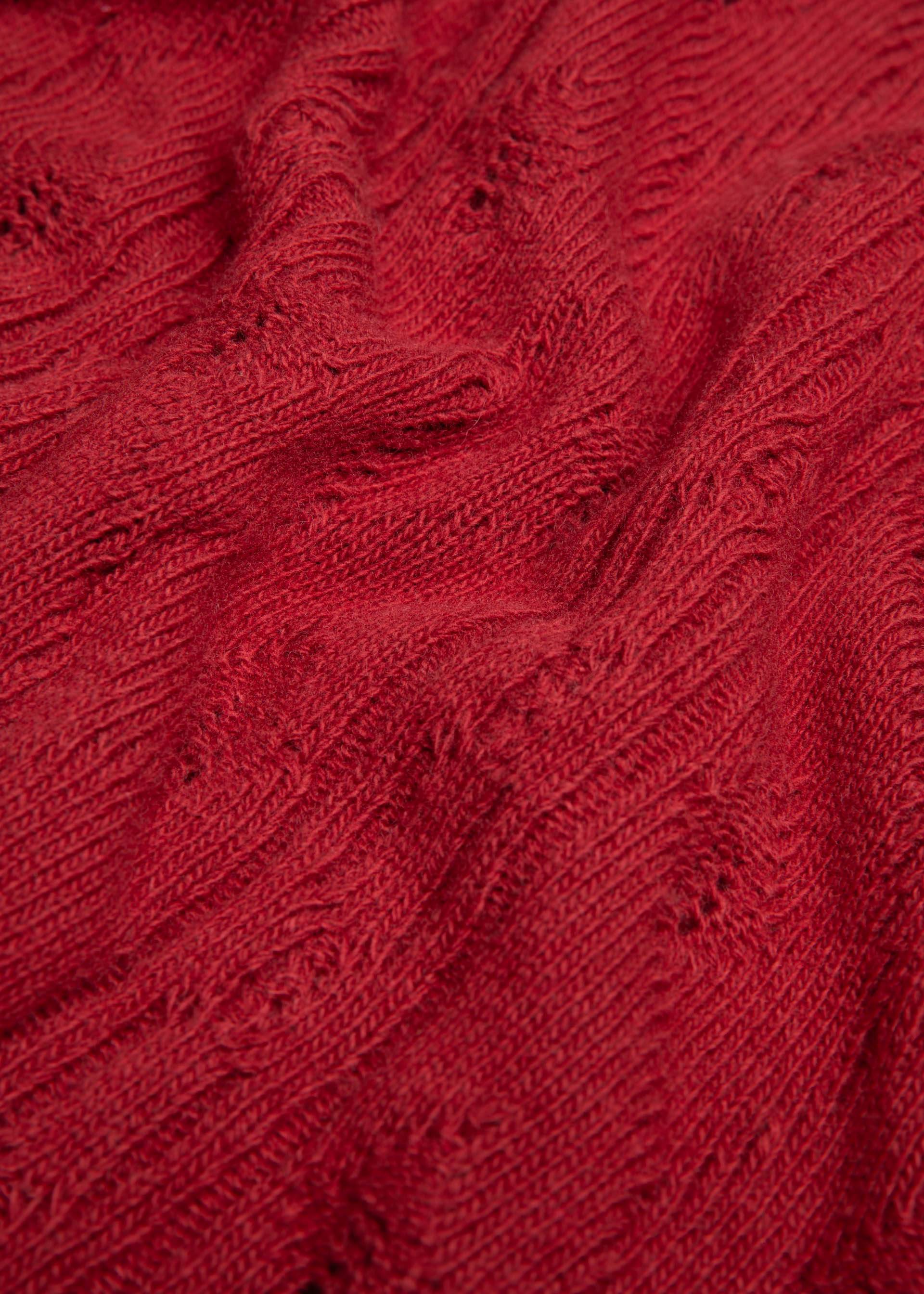 Strickpullover Fine Craft Crew, wicked love red, Strickpullover, Rot