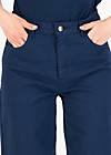 Trousers High Waist Olotte, baby blue steps, Trousers, Blue