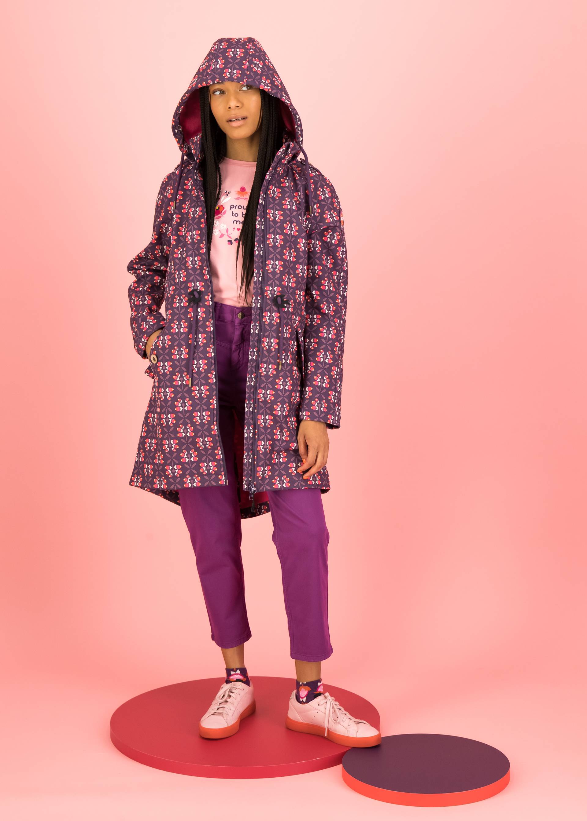 Softshelljacke Swallowtail Promenade, spring sky, Jacken & Mäntel, Lila