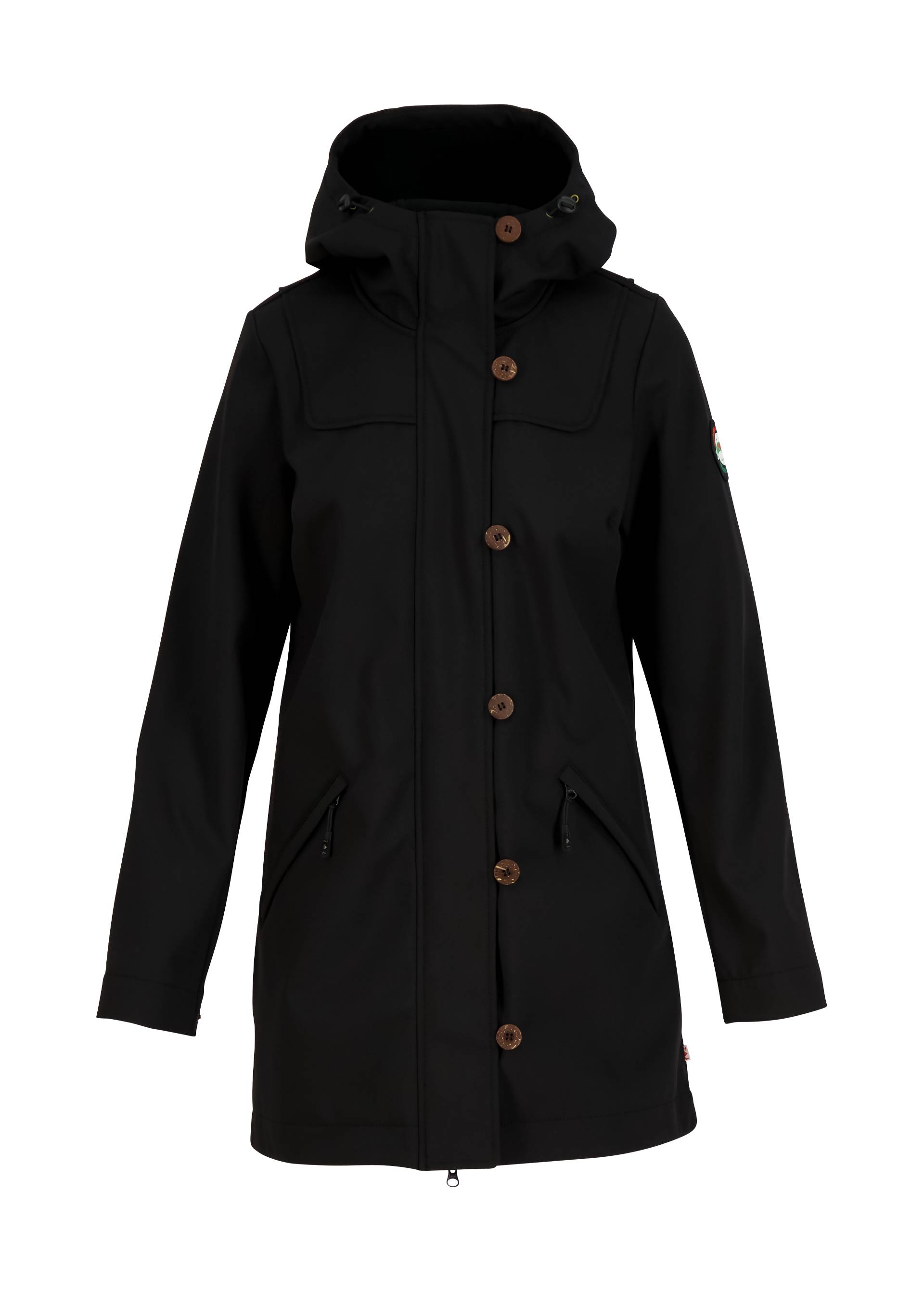 Softshelljacke Wild Weather, cattle black, Jacken & Mäntel, Schwarz