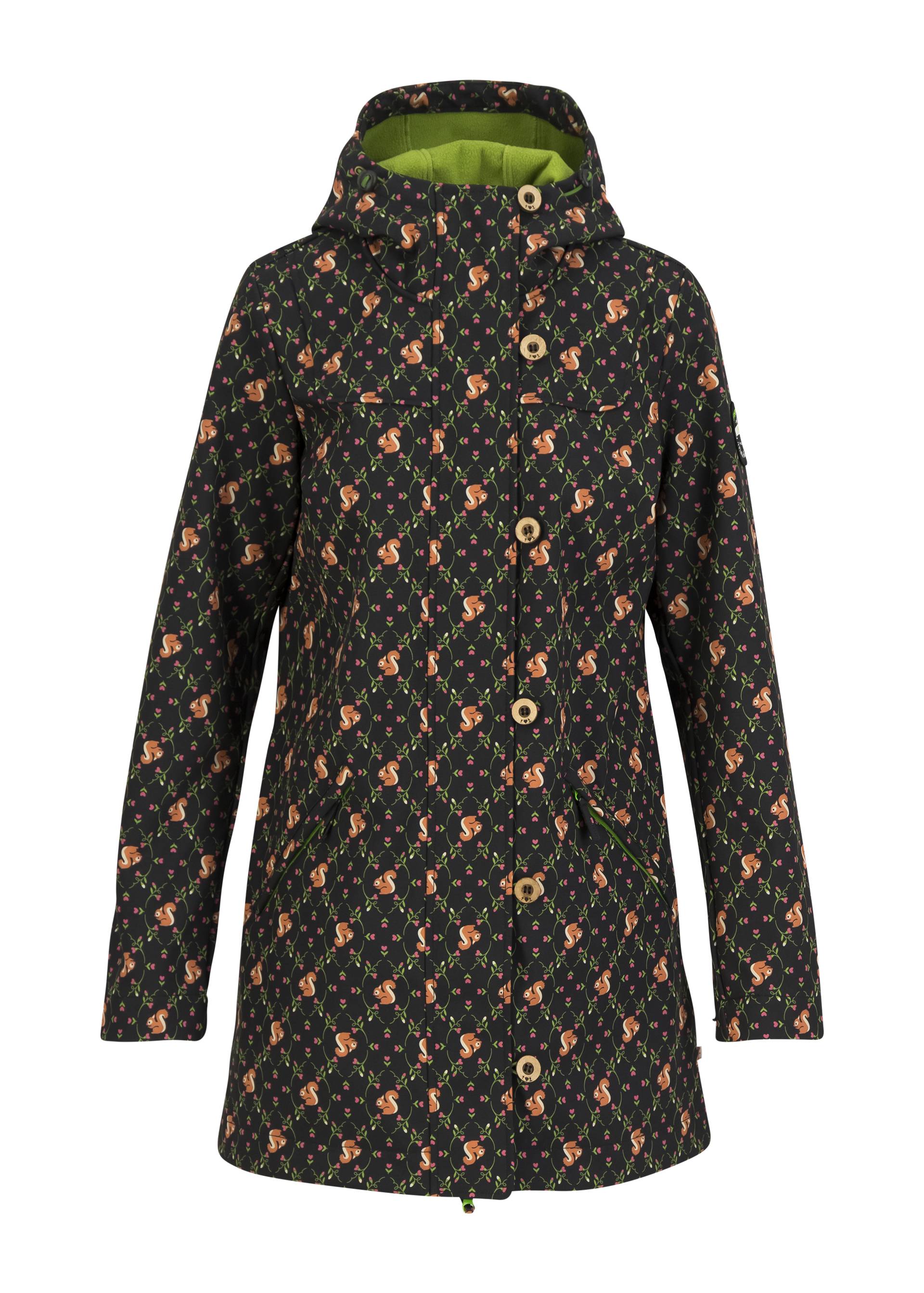 Softshelljacke Wild Weather, mr and mrs squirrel, Jacken & Mäntel, Schwarz