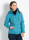 twirling tzaritza short jacket, foggy lakeside, Jackets & Coats, Blue