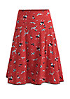 Circle Skirt hip am schnuerchen, street dogs, Skirts, Red