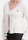 logo loving heart cardy, white hay, Strickpullover & Cardigans, Weiß