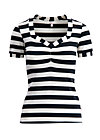 logo stripe t-shirt, block stripe, Shirts, Schwarz