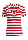 logo stripe t-shirt, toothpaste stripe, Shirts, Red