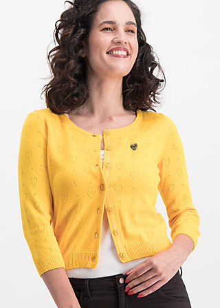 logo wonderwaist cardy, yellow hope heart, Knitted Jumpers & Cardigans, Yellow