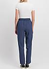 Summer Pants logo woven trousers, morning blue , Trousers, Blue