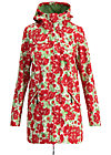 Soft Shell Jacket wild weather long anorak, poppy power, Jackets & Coats, Green