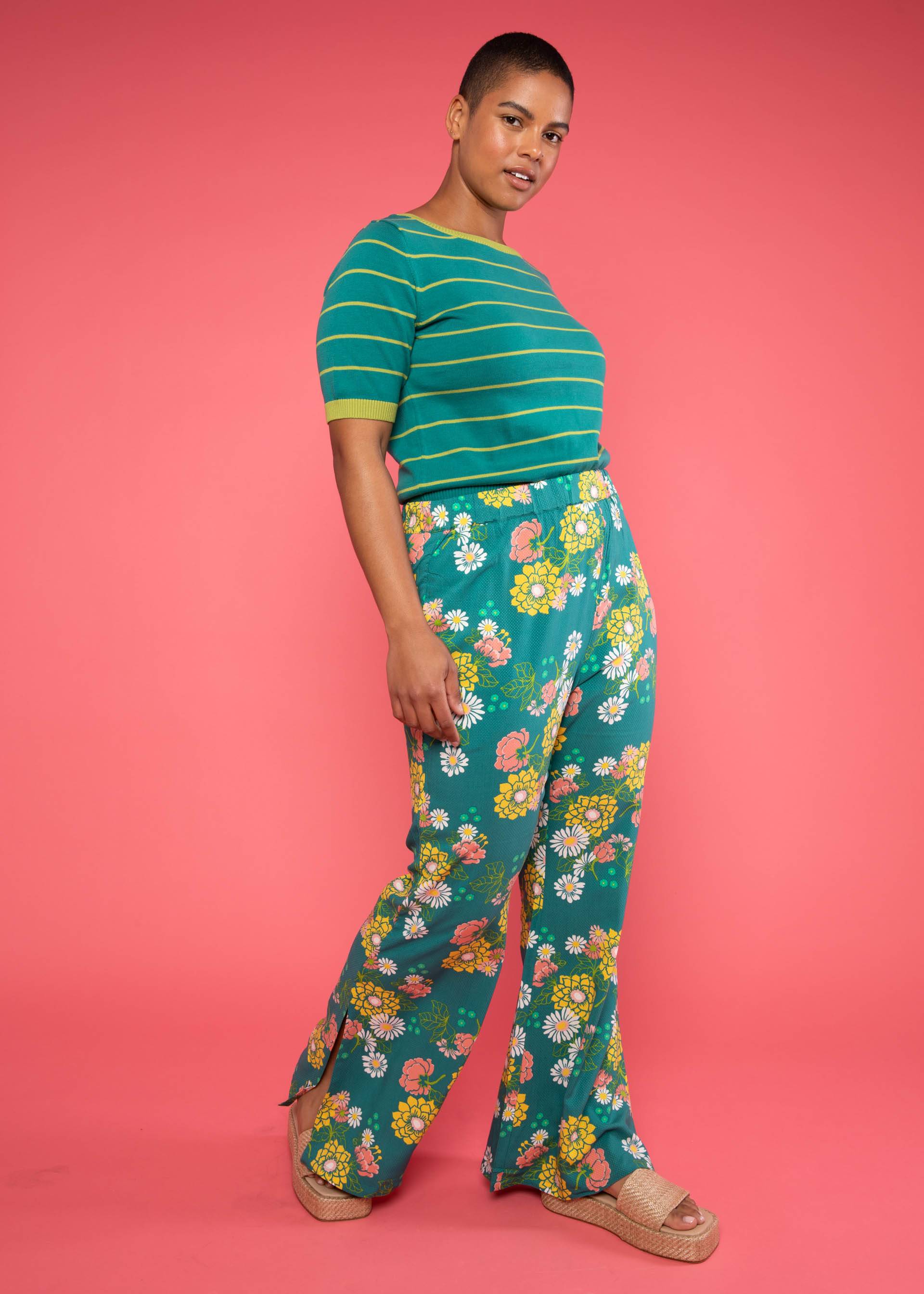 Flares Flarebunny, eternal flower dance, Trousers, Green