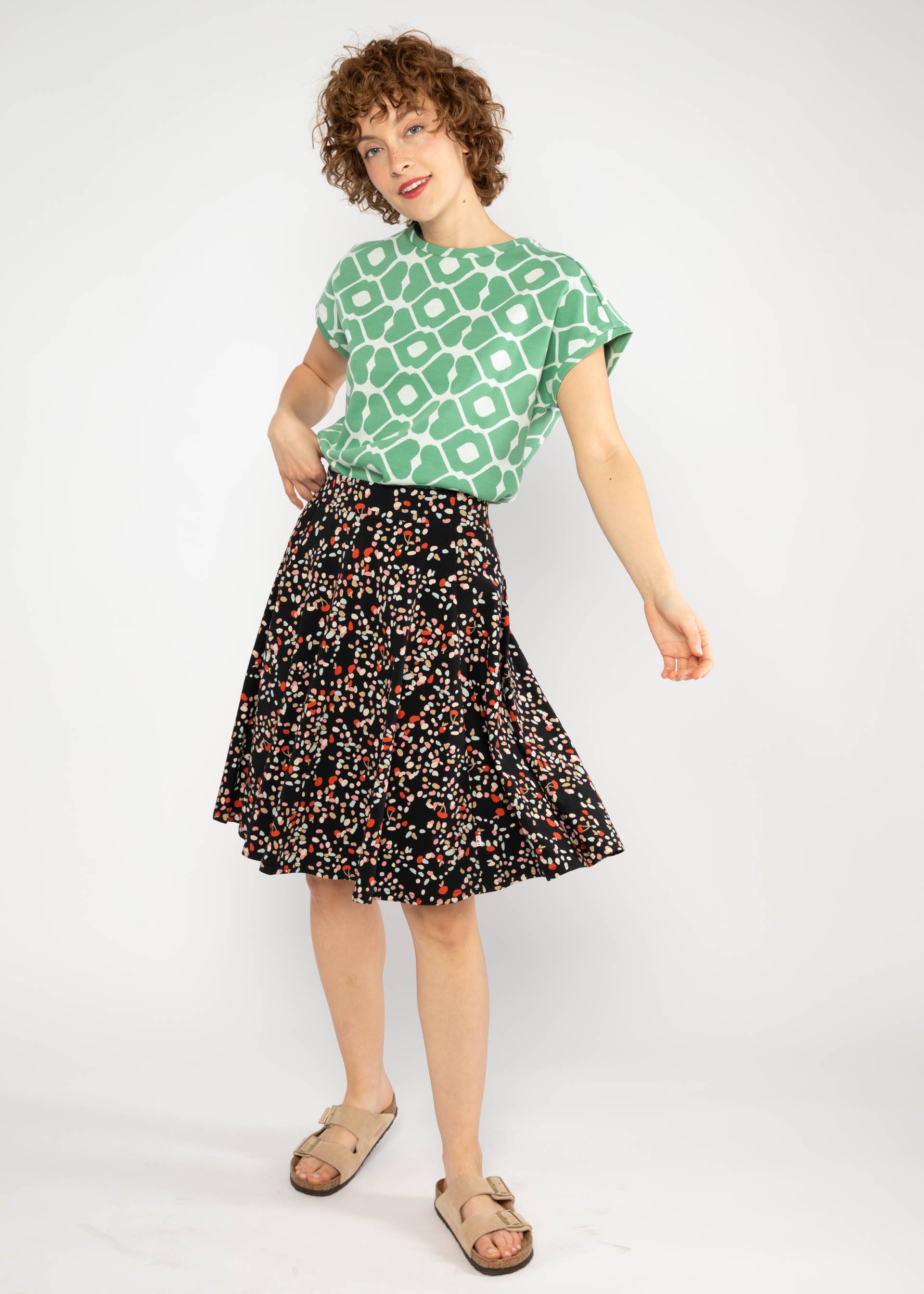 Tellerrock Fullmoon Circle, summer night cutie-pie, Röcke, Schwarz