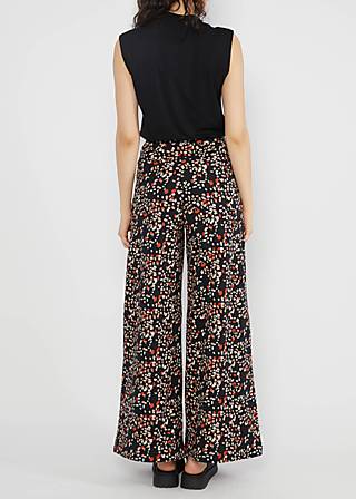 Wide Leg Trousers La Dietrich, summer night cutie-pie, Trousers, Black