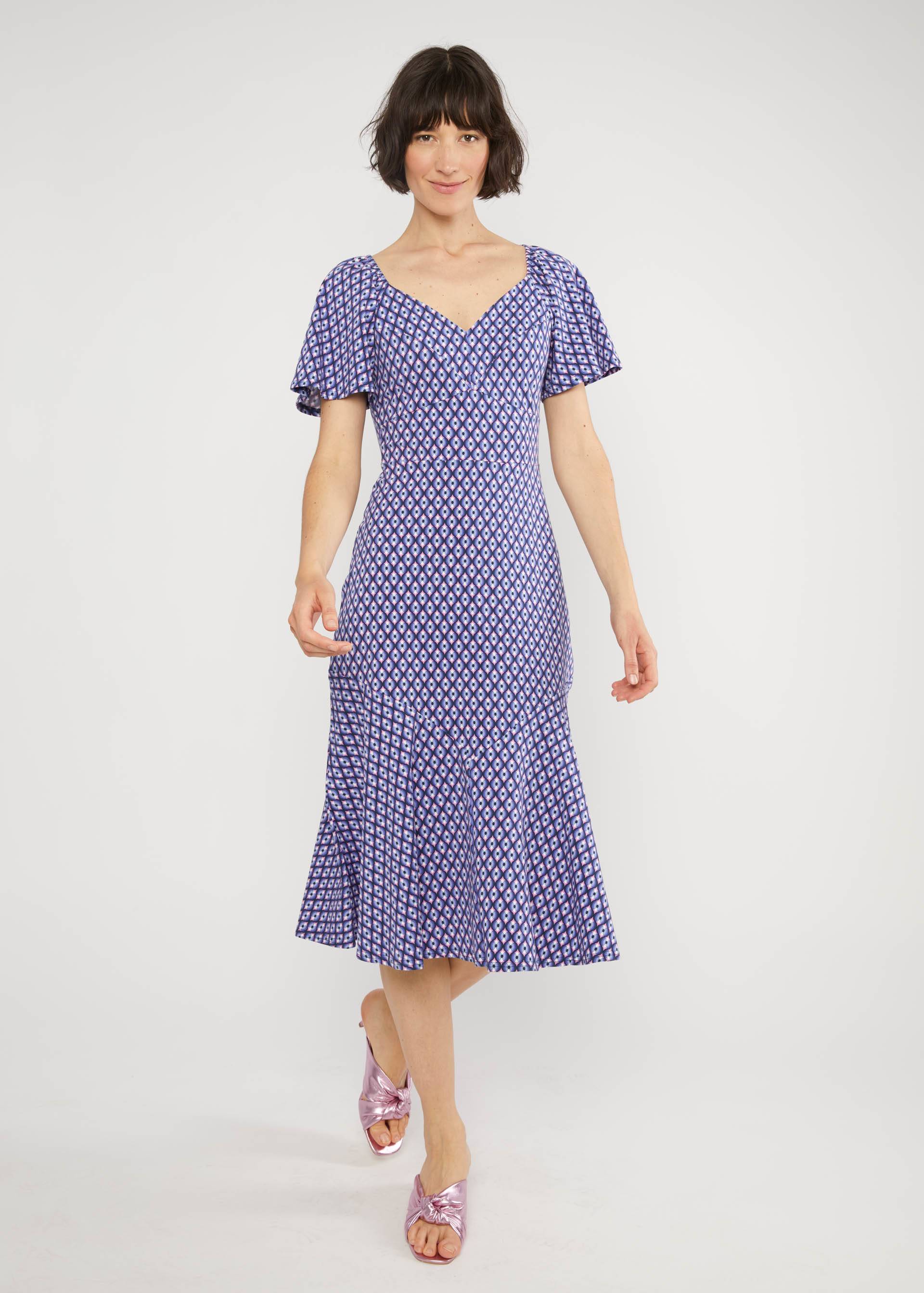 Sommerkleid Shape Appeal, sparkling heart dream, Kleider, Blau