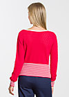 Lakeside cottage Sweat , red blossom, Knitted Jumpers & Cardigans, Red