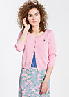logo knit 3/4 sleeve cardigan, tender rose, Knitted Jumpers & Cardigans, Pink