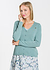 logo knit cardigan, gentle blue, Knitted Jumpers & Cardigans, Blue