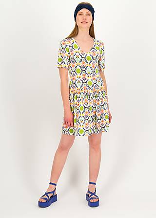 Leisure Dress Summer Ease Cache, seeds carried by wind, Dresses, White