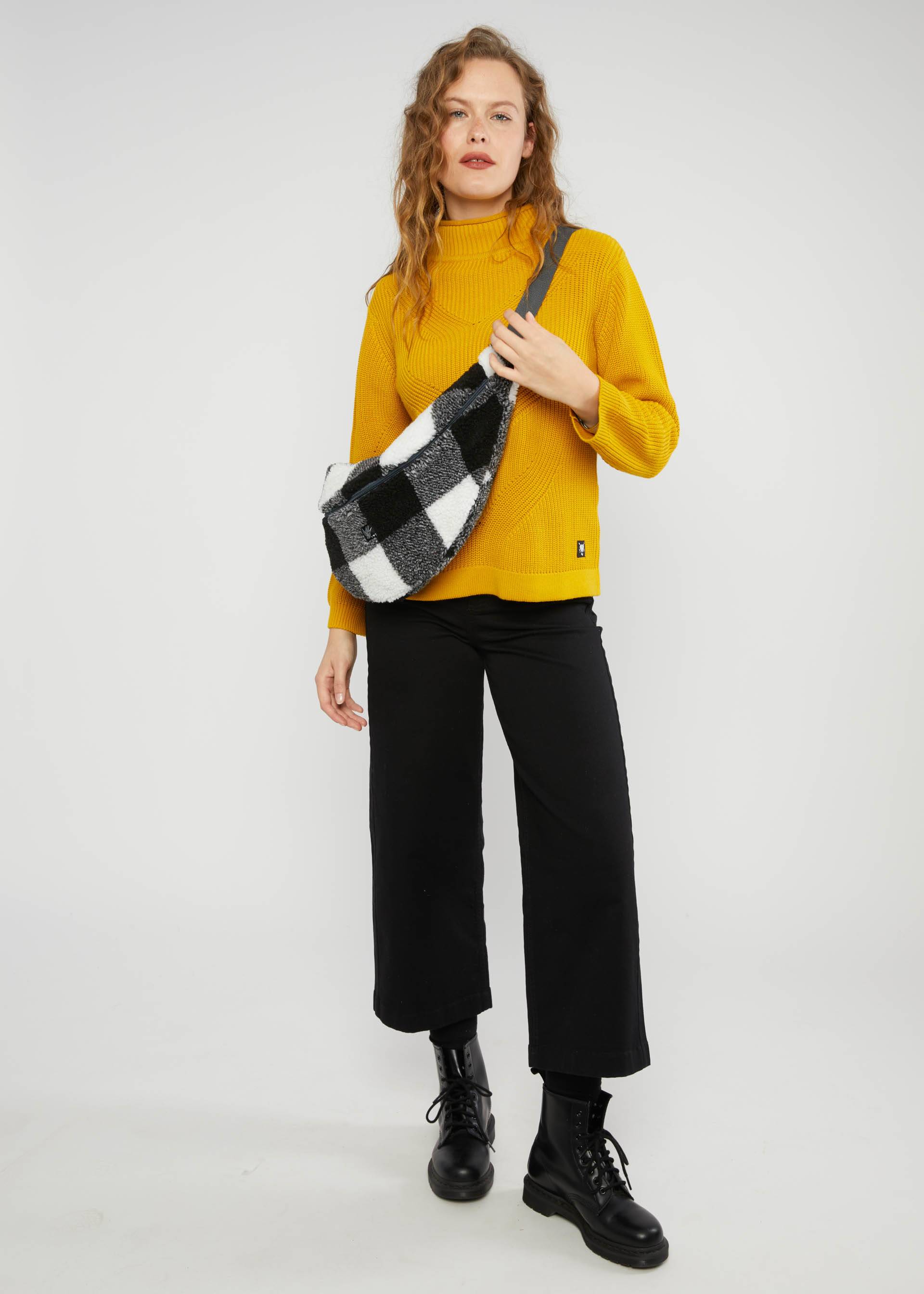 Crossbody-Bag Big Bababa, vegas quilted check, Accessoires, Schwarz