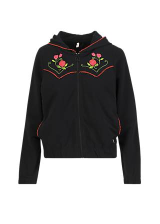 Kapuzenjacke Country Zip up, legendary rockabilly black, Sweatshirts & Hoodies, Schwarz