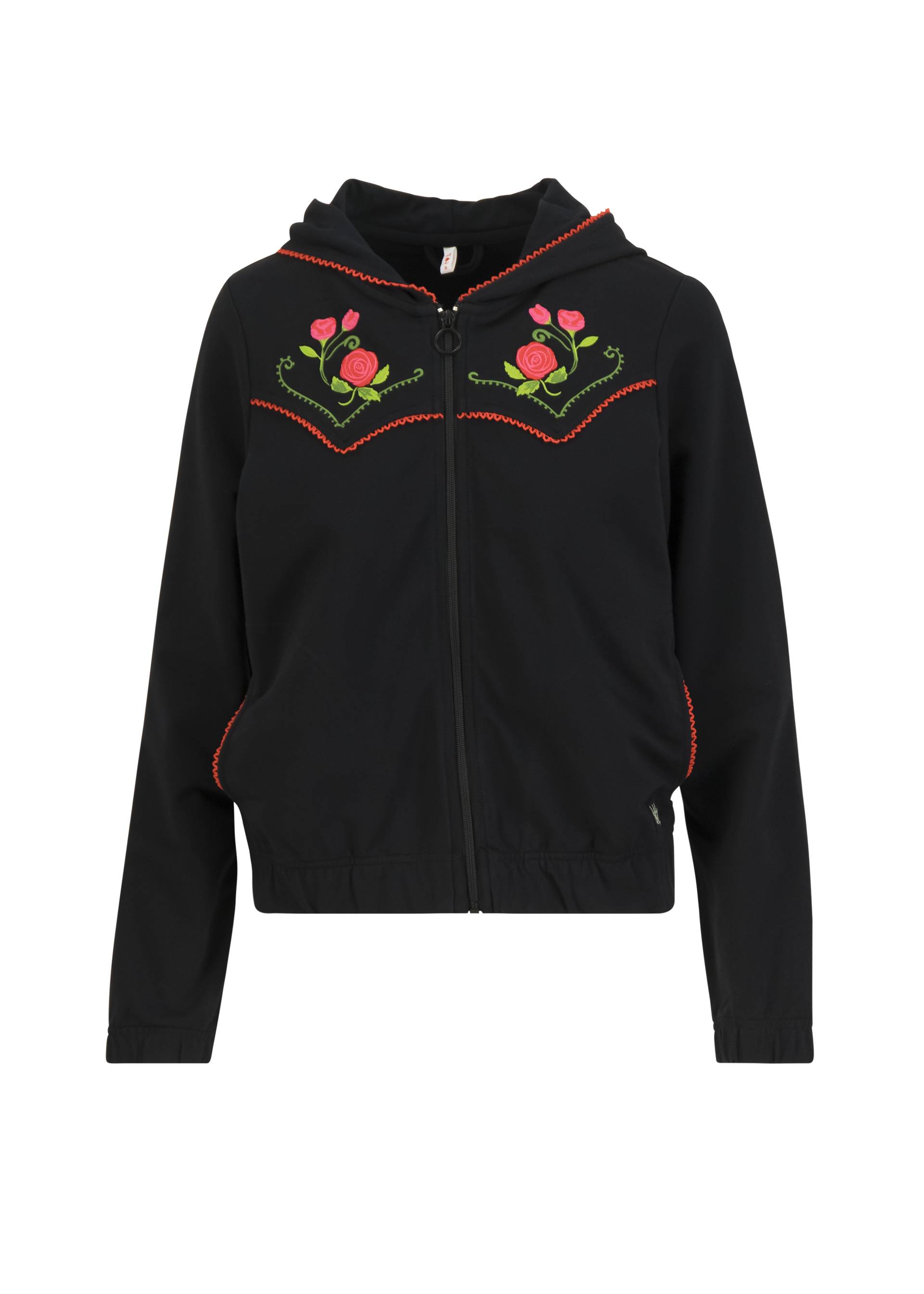 Kapuzenjacke Country Zip up, legendary rockabilly black, Sweatshirts & Hoodies, Schwarz