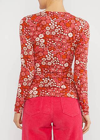 Longsleeve Honest Heart, all the leaves, Shirts, Braun