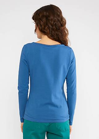 Longsleeve Oh Marine, mountain clouds blue, Shirts, Blau