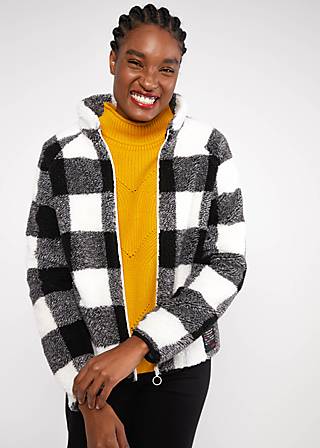 Between Seasons Jacket Smoochy Woods, vegas quilted check, Jackets & Coats, Black