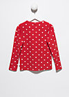 little ladies, dancing dots, Shirts, Red