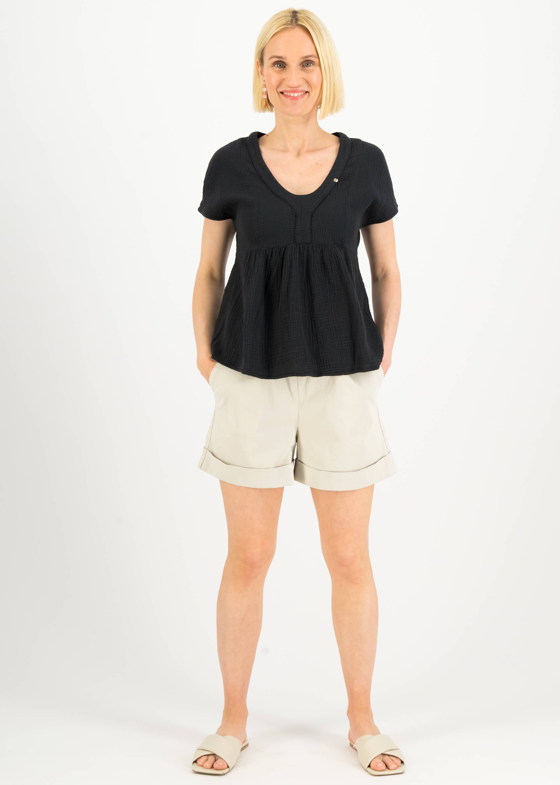 T-Shirt Meeresbrise Cache, notte oscura, Shirts, Schwarz