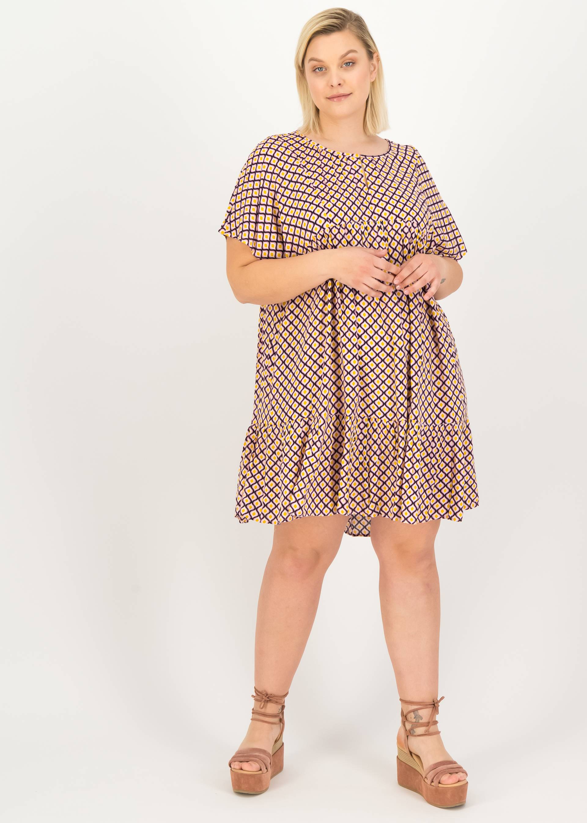 Sommerkleid Seeds of Love, mosaico grafico, Kleider, Schwarz