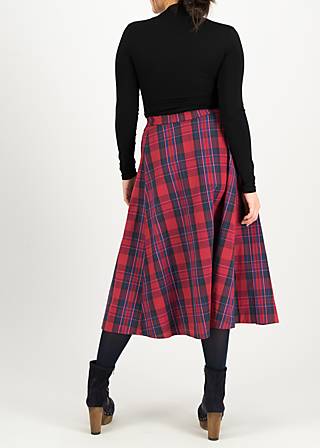 Midirock Charming Circle, enchanted trucker check, R&ouml;cke, Rot