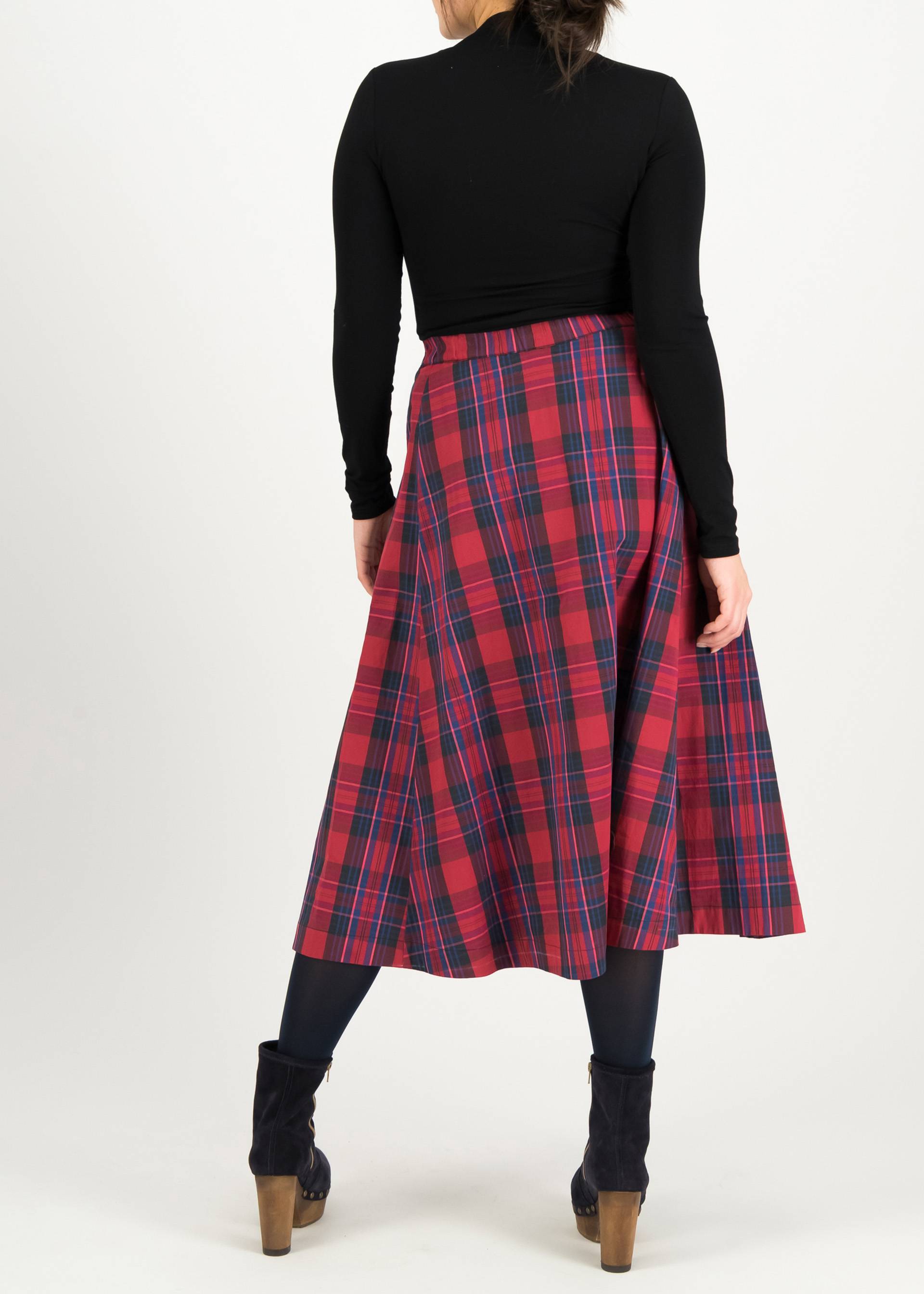 Midirock Charming Circle, enchanted trucker check, R&ouml;cke, Rot