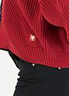 Cardigan Highway to my Heart, fruits rouge, Knitted Jumpers & Cardigans, Red