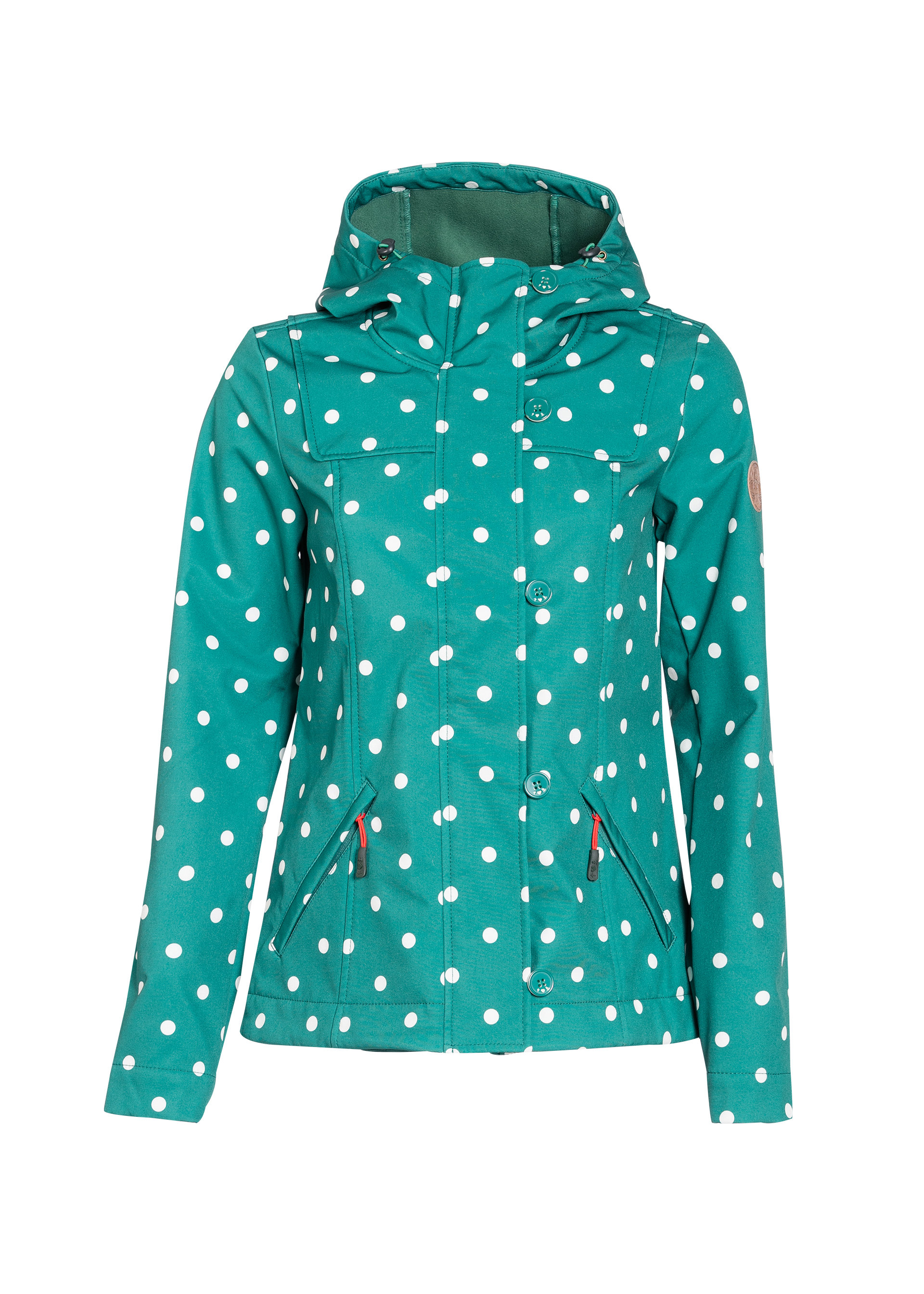 Soft Shell Jacket wild weather petit anorak, go to school, Jackets & Coats, Green