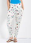 lazy n leisure pants, postcard from jack, Trousers, White