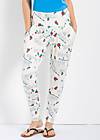lazy n leisure pants, postcard from jack, Trousers, White