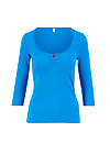 logo 3/4 sleeve shirt, simply blue, Shirts, Blau