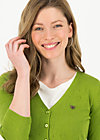 logo cardigan v-neck 3/4 arm, green heart anchor , Knitted Jumpers & Cardigans, Green
